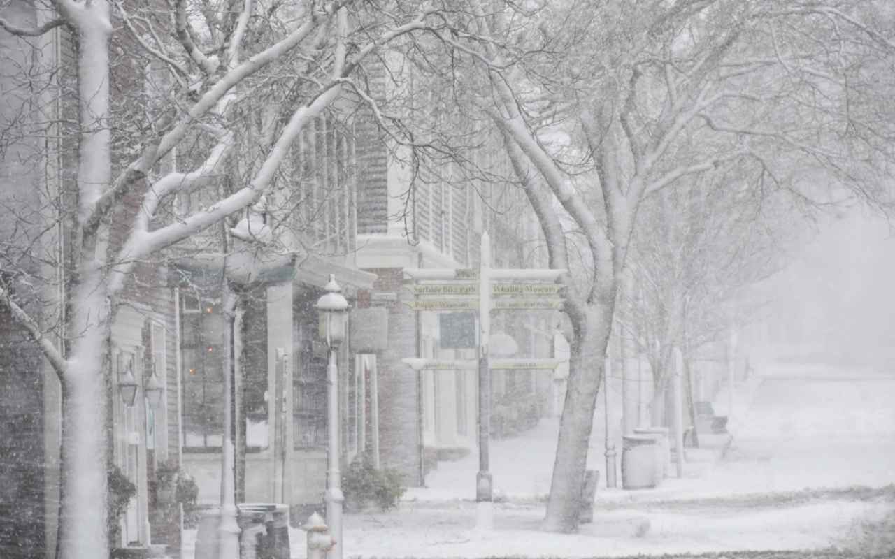 Una tormenta invernal azota la comunidad de Nantucket, en Massachusetts | Foto: Reuters / Voz de América