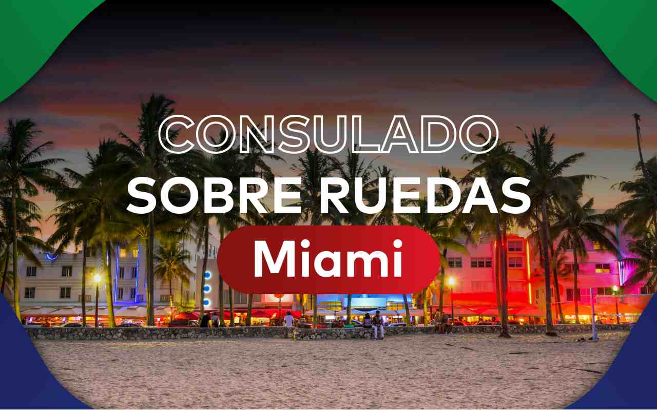 Además del consulado mexicano sobre ruedas en Miami, se anunciaron las fechas de las jornada sabatinas en la sede consular | Foto: Conexión Migrante