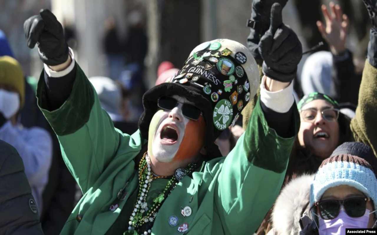 Los desfiles de San Patricio están de regreso en Estados Unidos. | Foto: VOA / Associated Press.