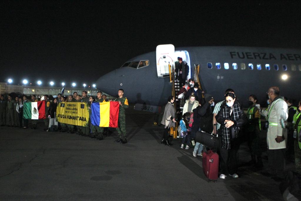 44 mexicanos estaban en las personas evacuadas desde Ucrania | Cortesía SRE