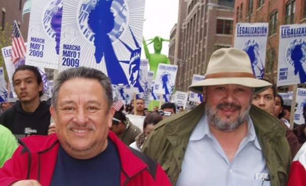 Juan Andrés Mora Vargas le gustaba marchar para exigir que se respetaran los derechos de los migrantes. | Foto: Cortesía de Carlos Arango.
