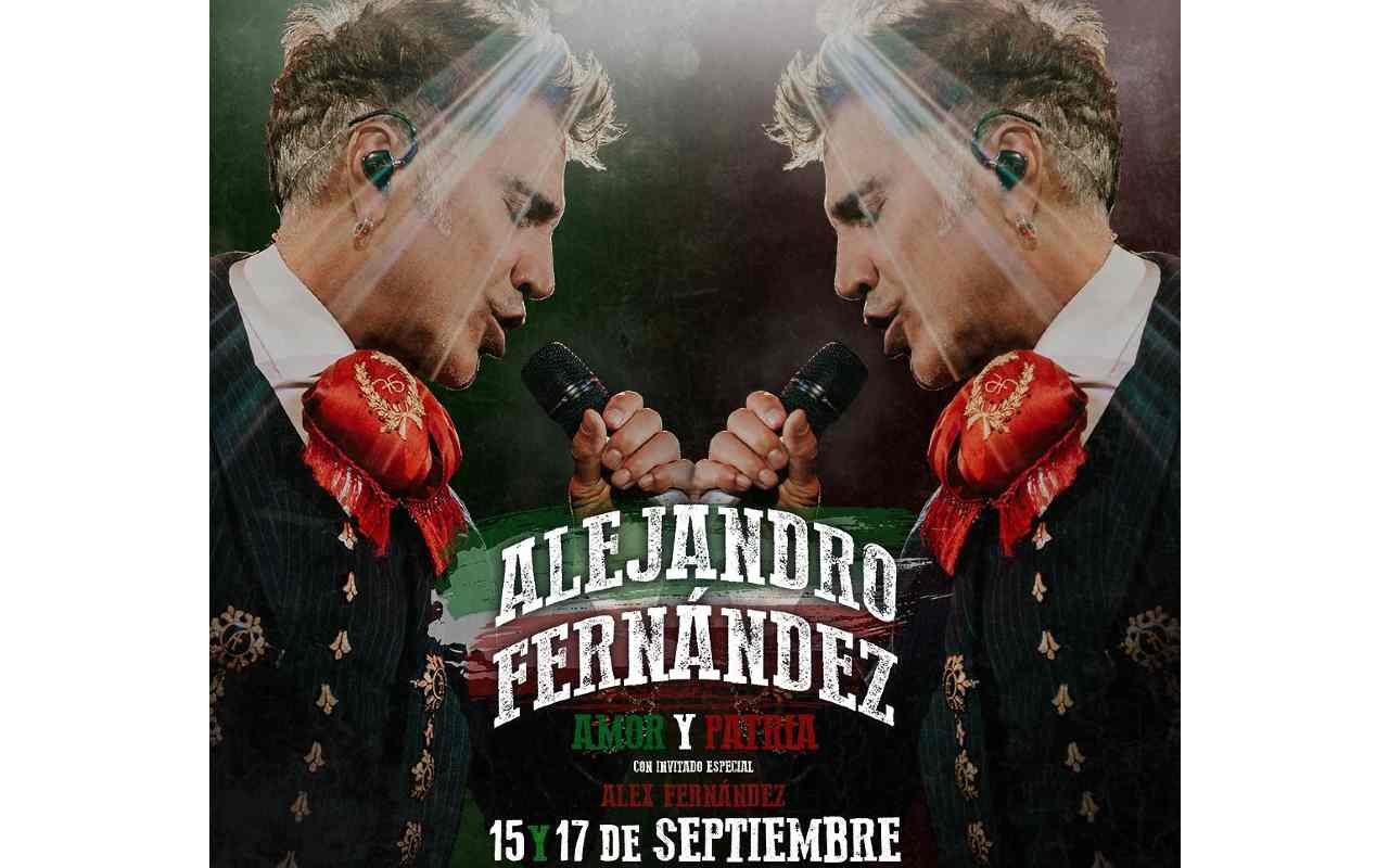 Conciertos de Alejandro Fernández en Las Vegas para fiestas patrias