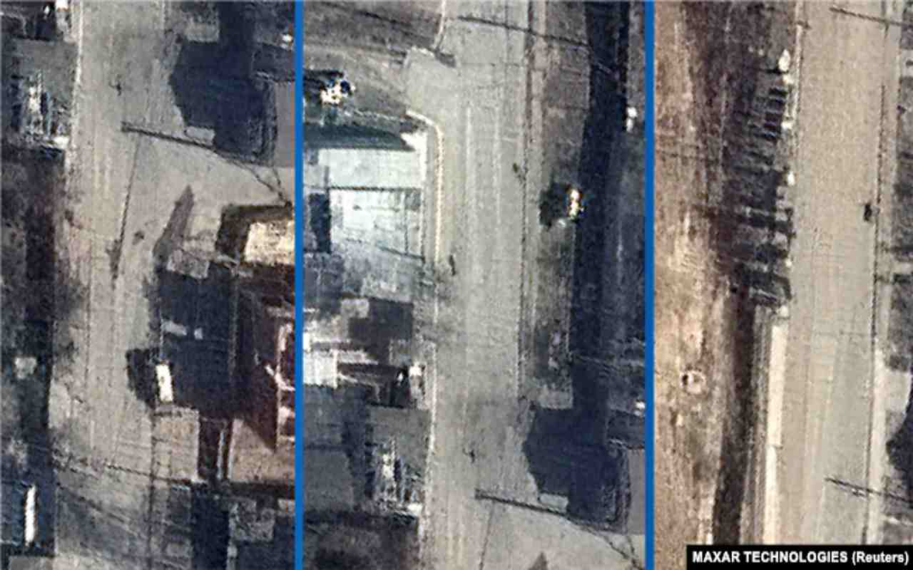 Imágenes de satélite muestran muertes de civiles en ciudad de Ucrania mientras estaba bajo control ruso en la guerra Rusia-Ucrania. | Foto: VOA / Reuters.
