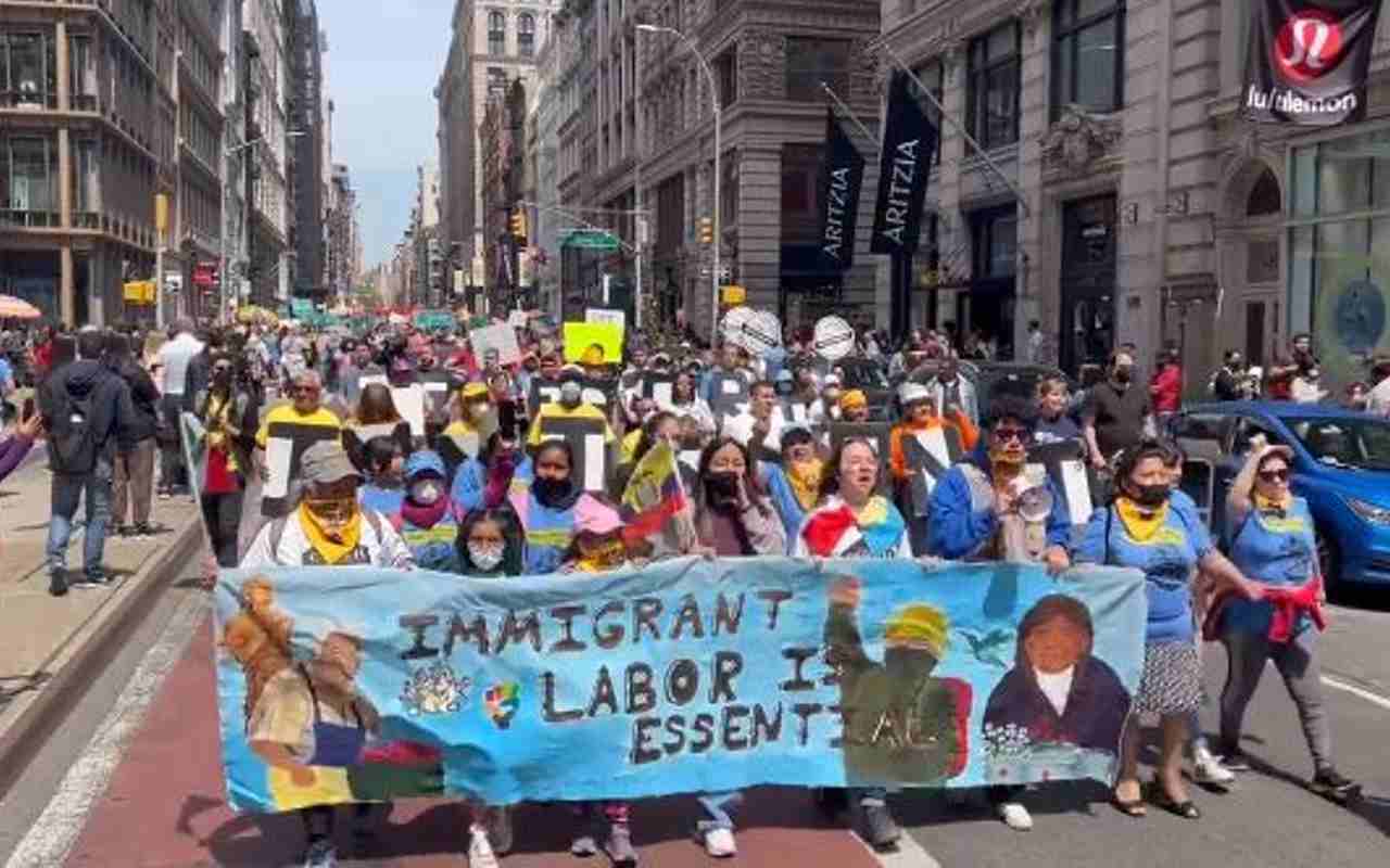 Desde DC hasta California, una gran cantidad de estados y ciudades participaron en el May Day | Foto: @MaketheRoadAct