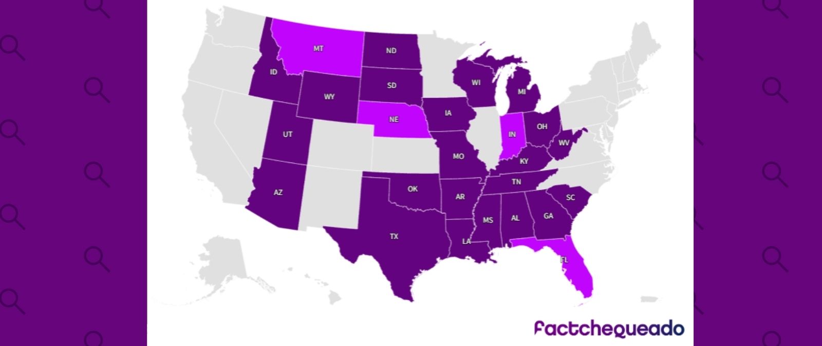 Varios estados podrían prohibir el aborto después del la decisión de la Corte Suprema. | Foto: Factchequeado