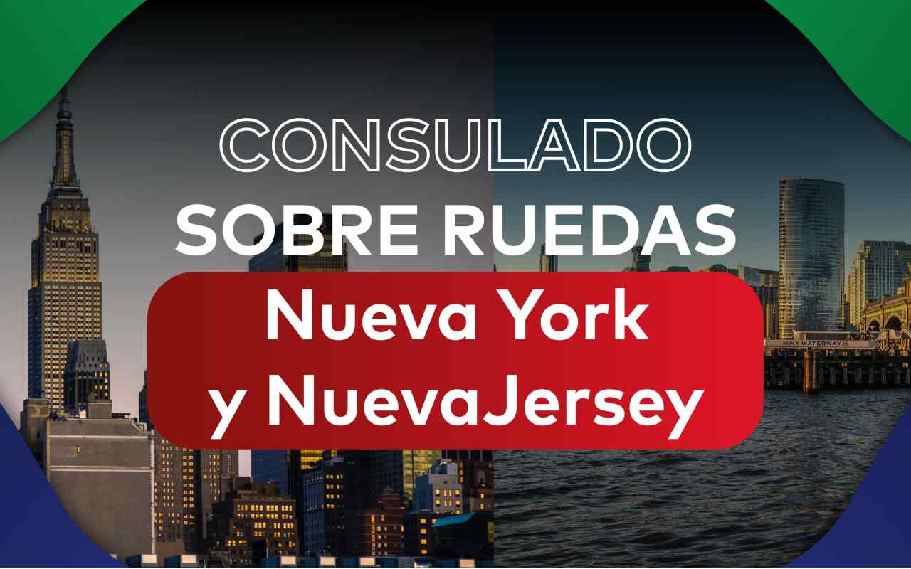 Consulado mexicano sobre ruedas de Nueva York; fechas y lugares en