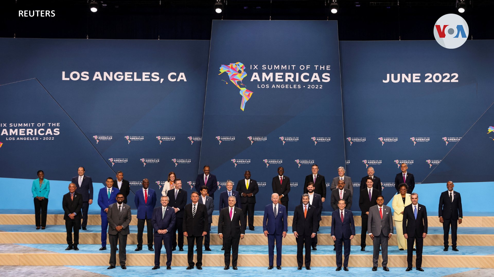 Declaración de Los Ángeles surgió de la IX Cumbre de Las Américas. Foto: VOA / Reuters