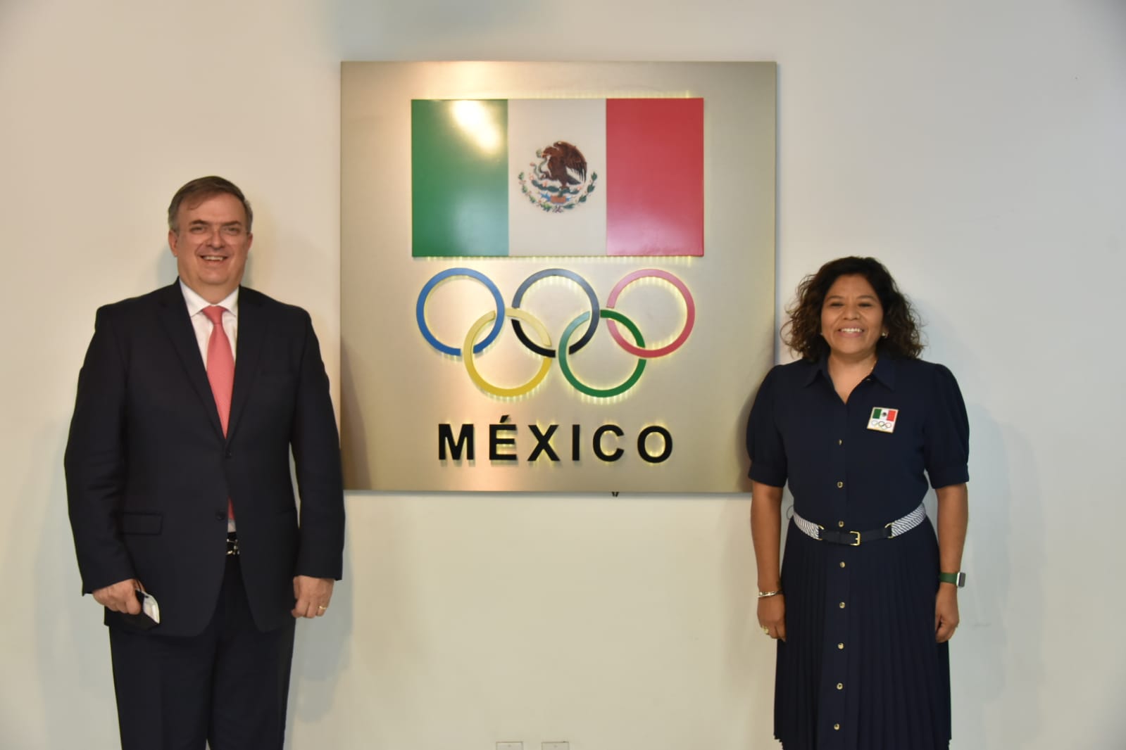 El anuncio lo hizo el canciller, Marcelo Ebrard, durante la firma de un convenio con el Comité Olímpico Mexicano | Foto: Cortesía SRE