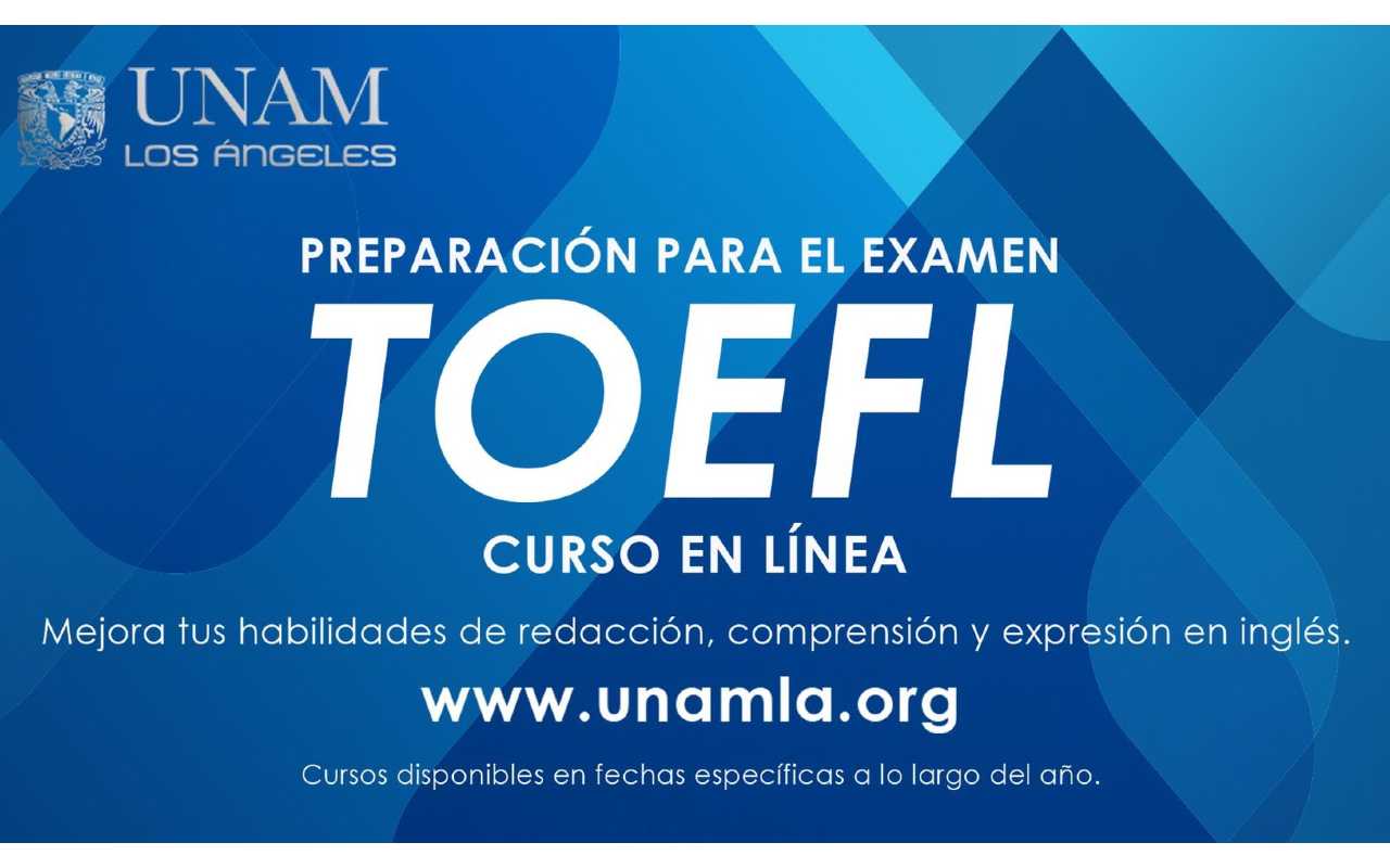 Si te quieres preparar para el examen TOEFL IBT, la UNAM Los Ángeles sacó convocatoria. | Foto: Cortesía de UNAM Los Ángeles.