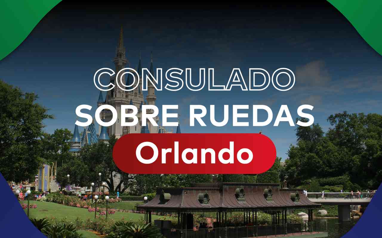 Jornada sabatina en el consulado de México en Orlando el próximo 16 de julio. | Diseño: Assael Maya / Conexión Migrante.