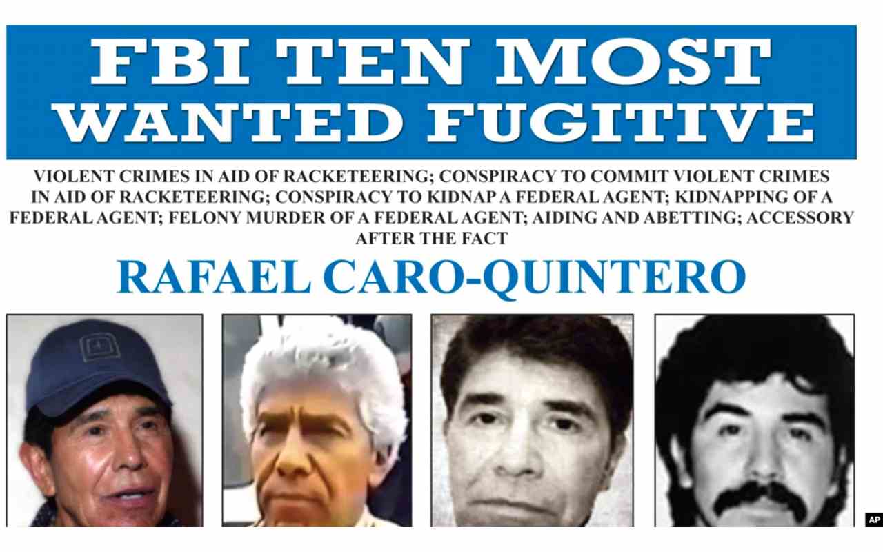 Los familiares de Rafael Caro Quintero fueron reclutados por la DEA para capturarlos. | Foto: VOA / AP.