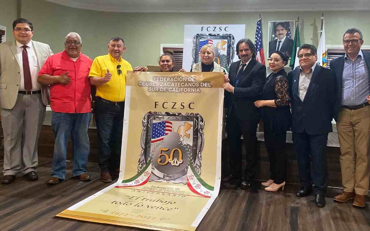 Recientemente, la Federación de Clubes Zacatecanos del Sur de California cumplió 50 años y este es el motivo del concurso | Foto: FCZSC
