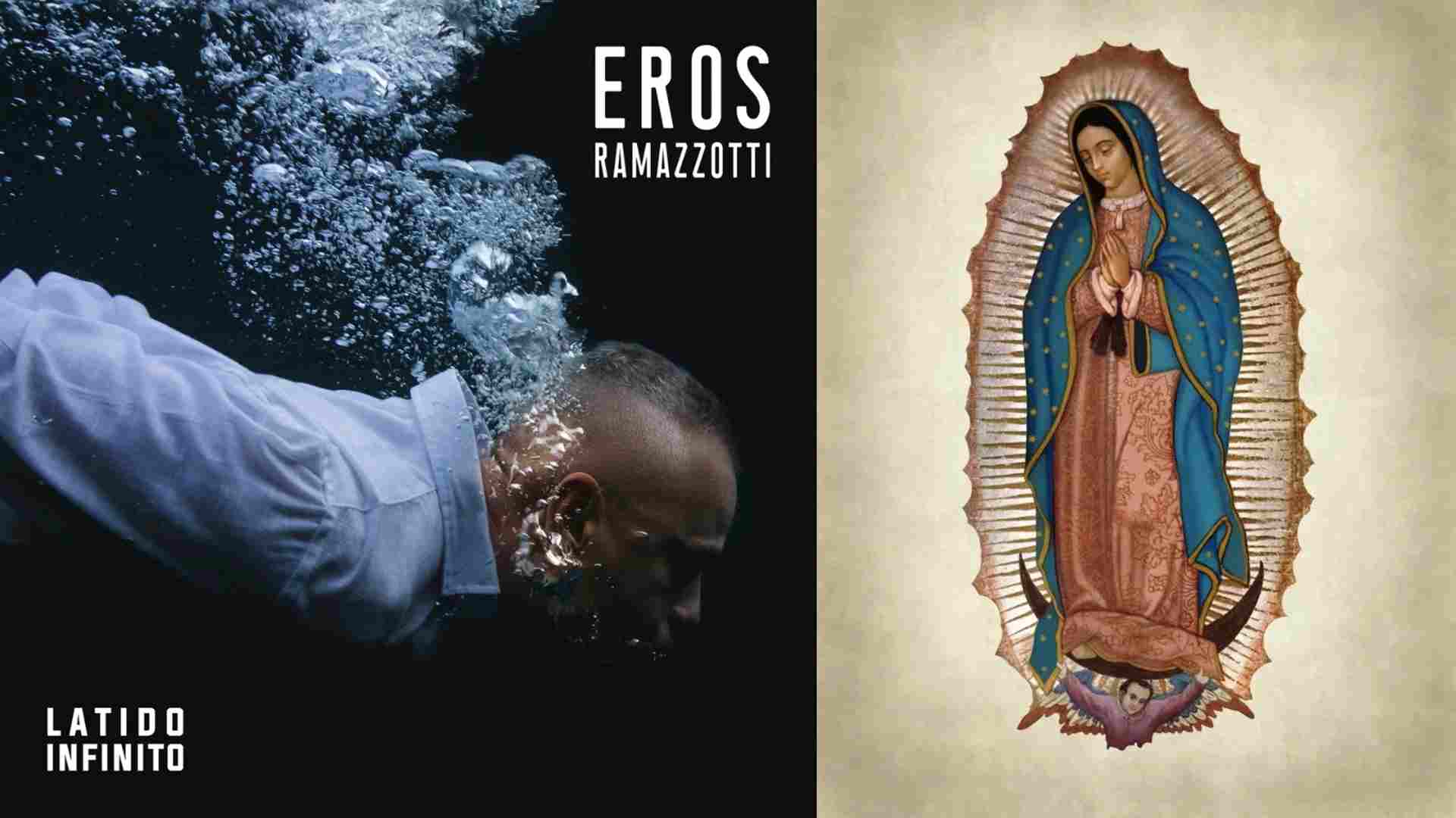 Actualmente, el video de Ramazzotti cuenta con más de 15 mil visitas y la cuenta de Twitter del cantautor tiene más de 879 mil seguidores. Foto: Latido Infinito/Eros Ramazzotti, Virgen de Guadalupe