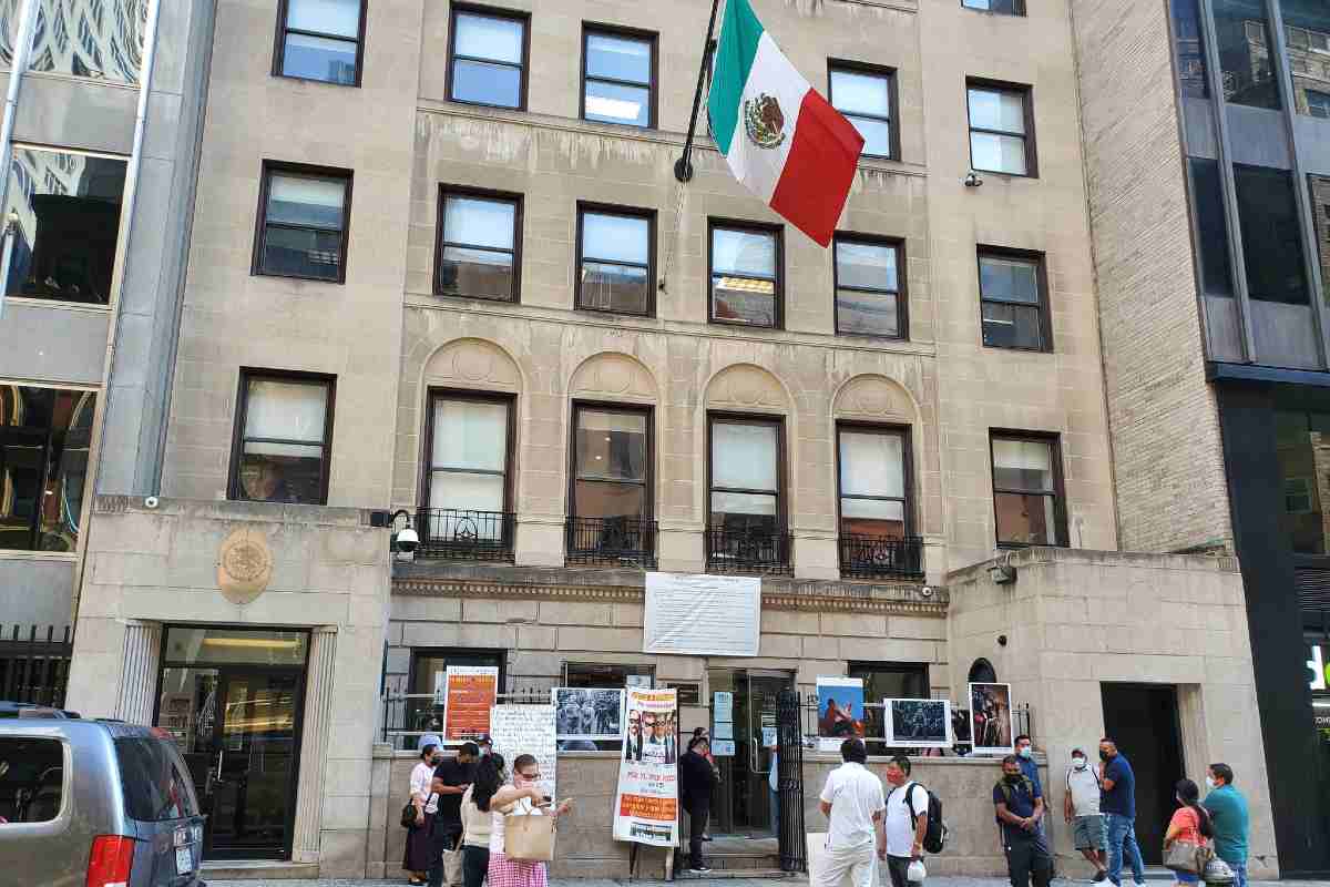 Consulado de México en Nueva York, foto de archivo | Foto: @ConsulMexNuy
