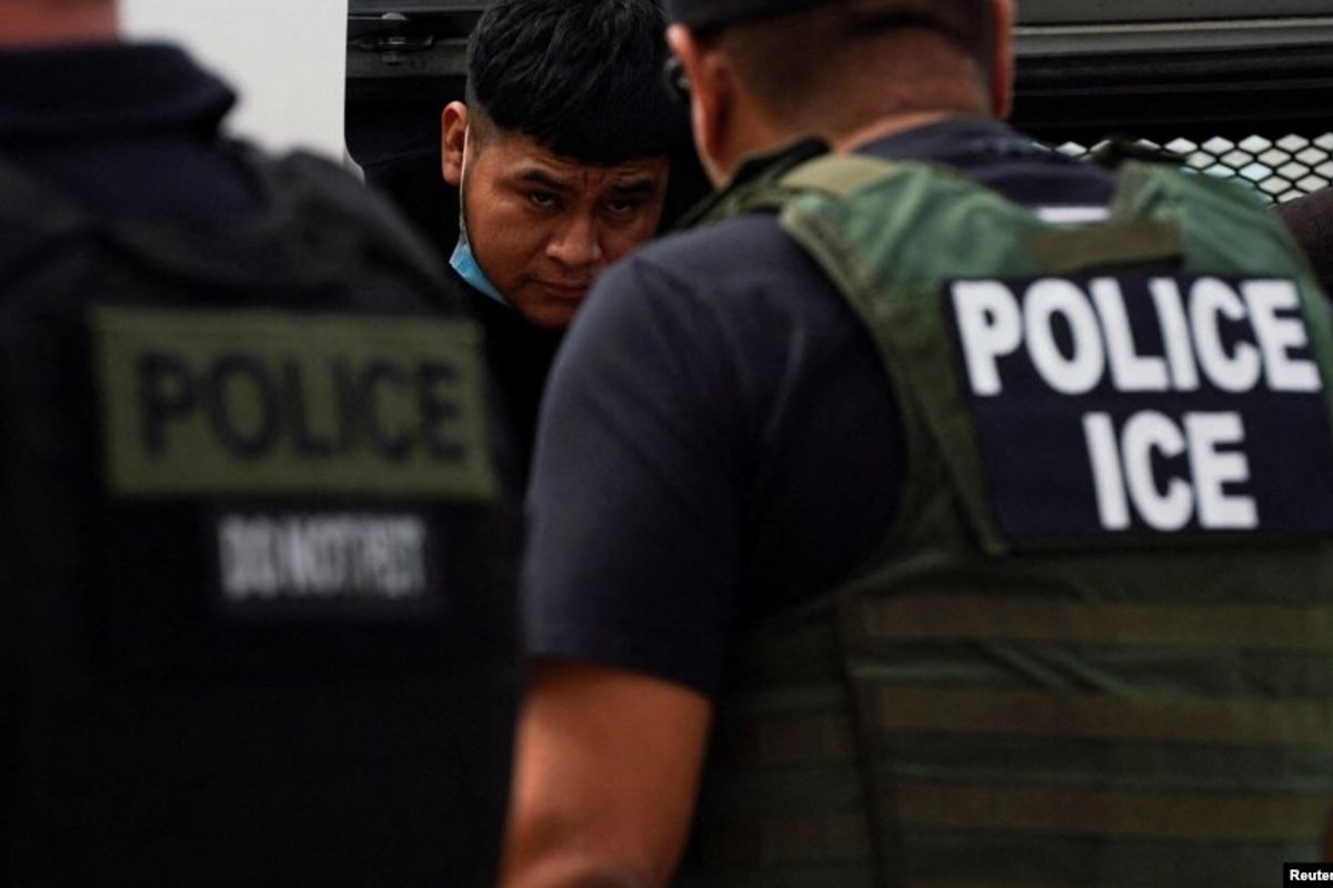 El operativo de ICE sólo se enfocó en personas que representan un peligro para la seguridad nacional.| Foto: Voz de América / Reuters