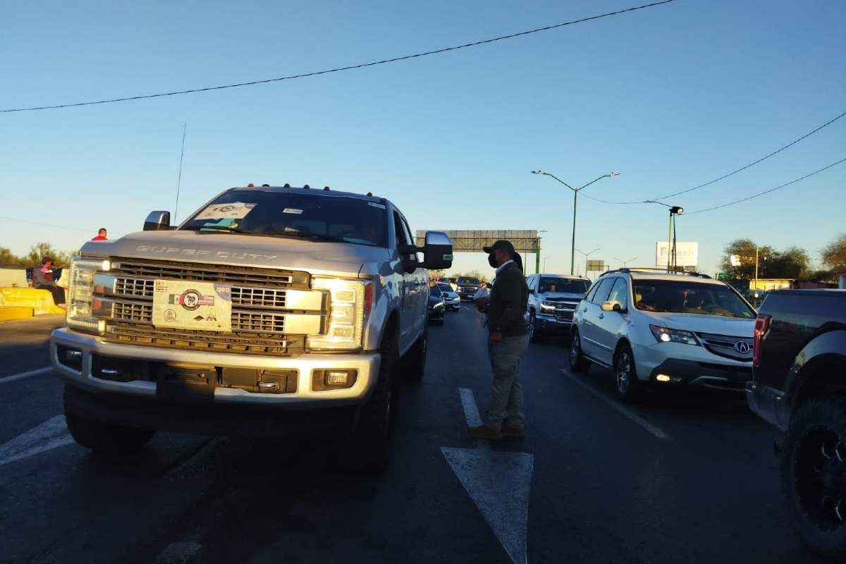 La caravana de invierno se forma para viajar de forma segura hacia México | Foto: Migrantes Unidos en Caravana AC