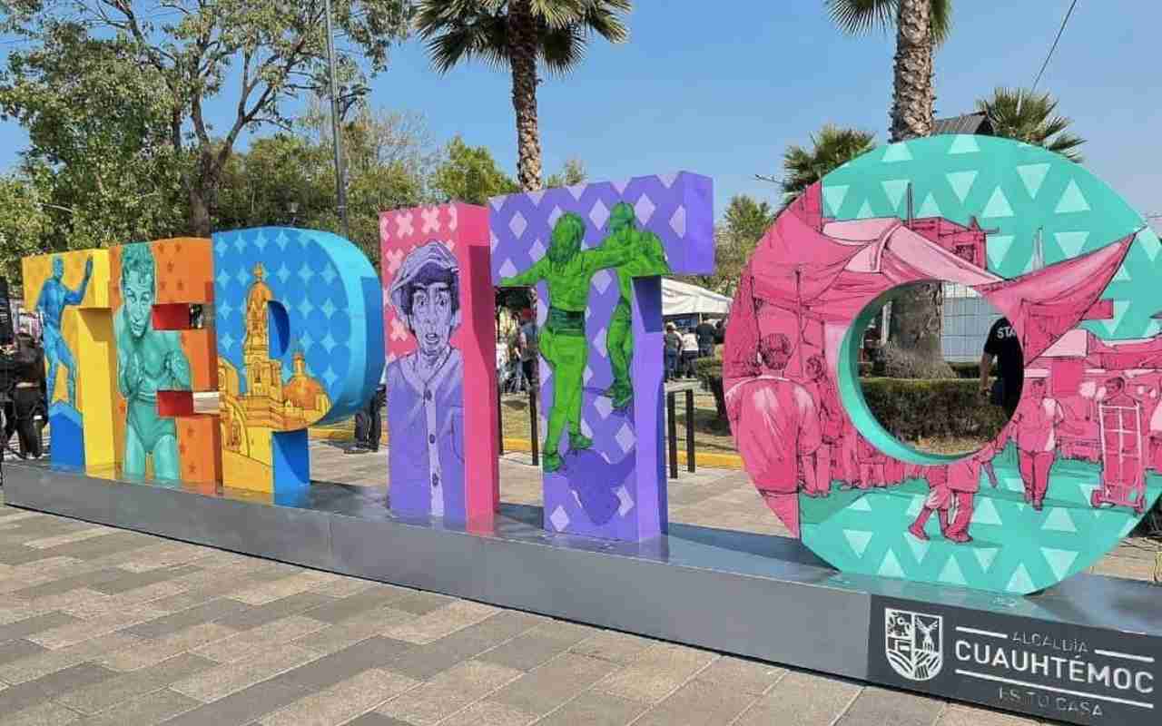 Con estas letras, Tepito se convirtió en el primer barrio mágico de la Ciudad de México. | Foto: Especial.