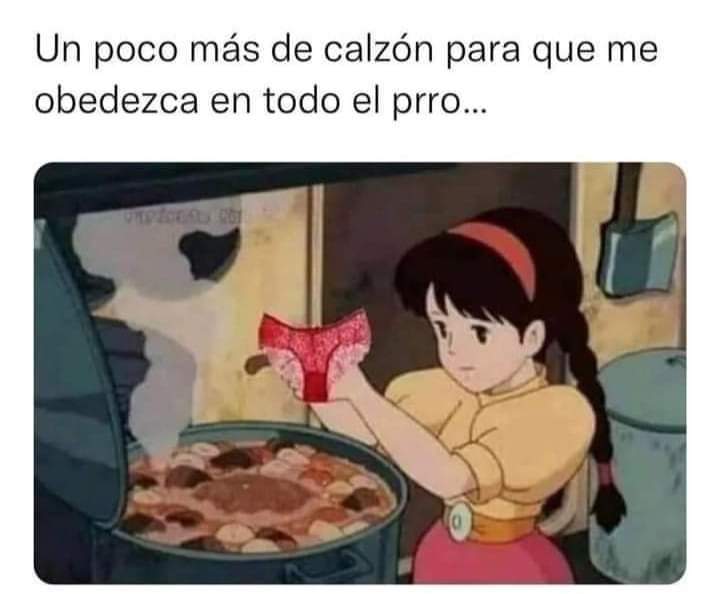 Un poquito más de calzón ... digo, de sazón, ¡de sazón!