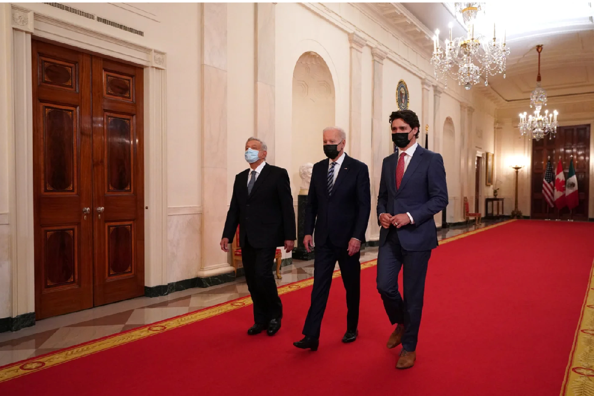 La reunión entre los tres mandatarios será el martes 10 de enero en Palacio Nacional. | Foto: Mandel Ngan / AFP