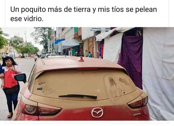 Una lavadita no le caería mal.