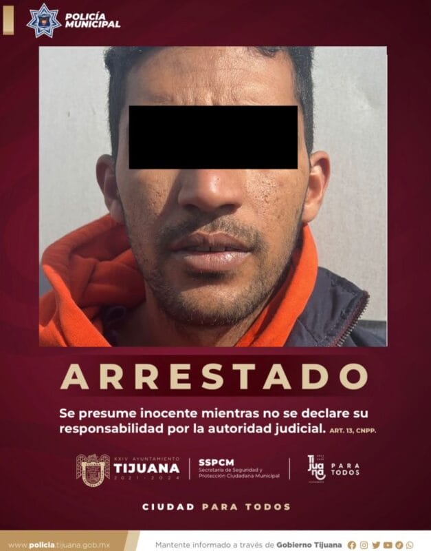 Secretaría de Seguridad en Tijuana los exhibe como delincuentes