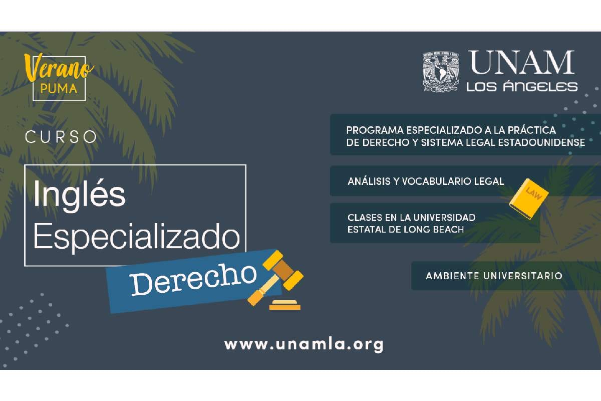 Estudia inglés especializado en derecho con la UNAM Los Ángeles. | Foto: UNAM Los Ángeles.