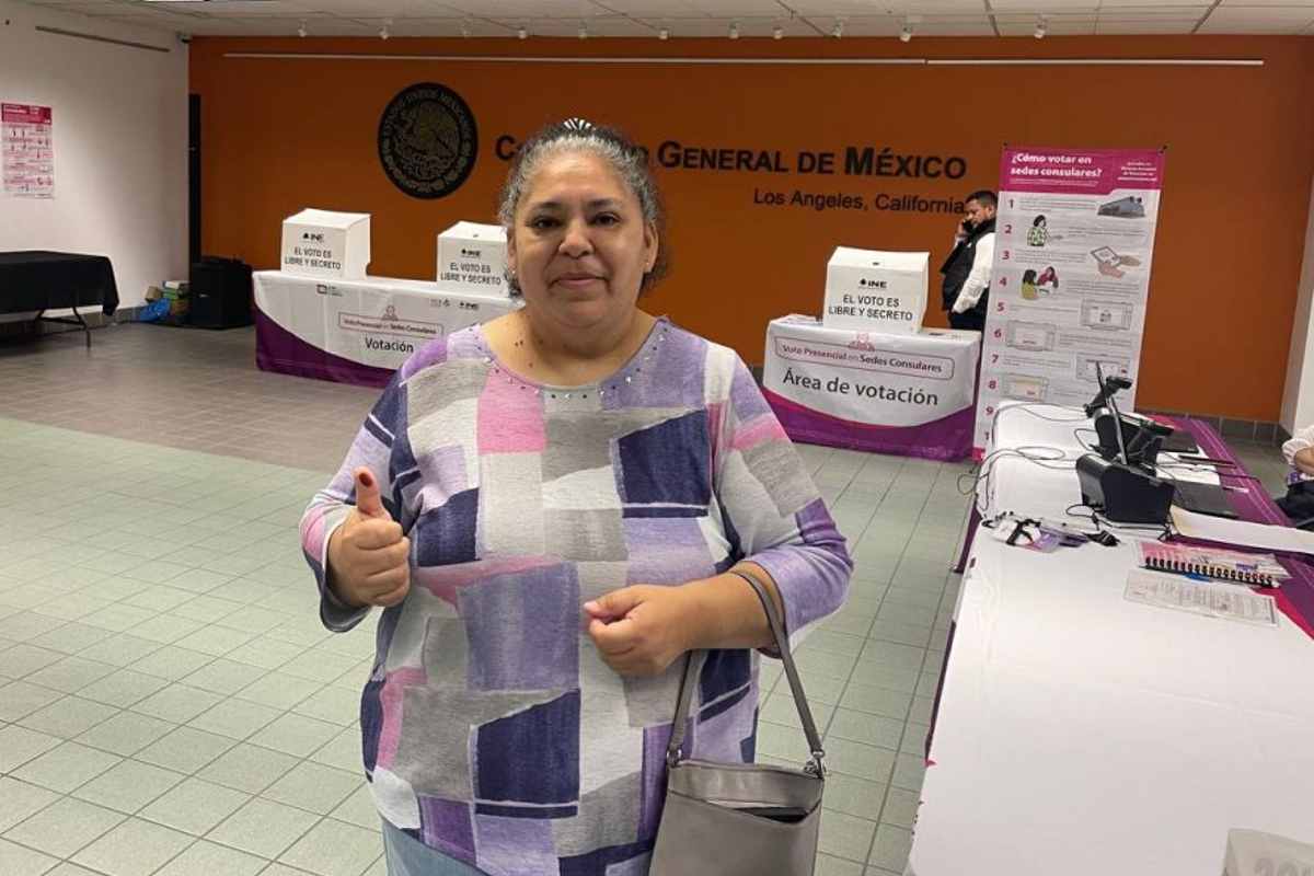 Esta fue la primera vez en la historia que el voto migrante se pudo realizar de forma física desde el extranjero| Foto: INE México