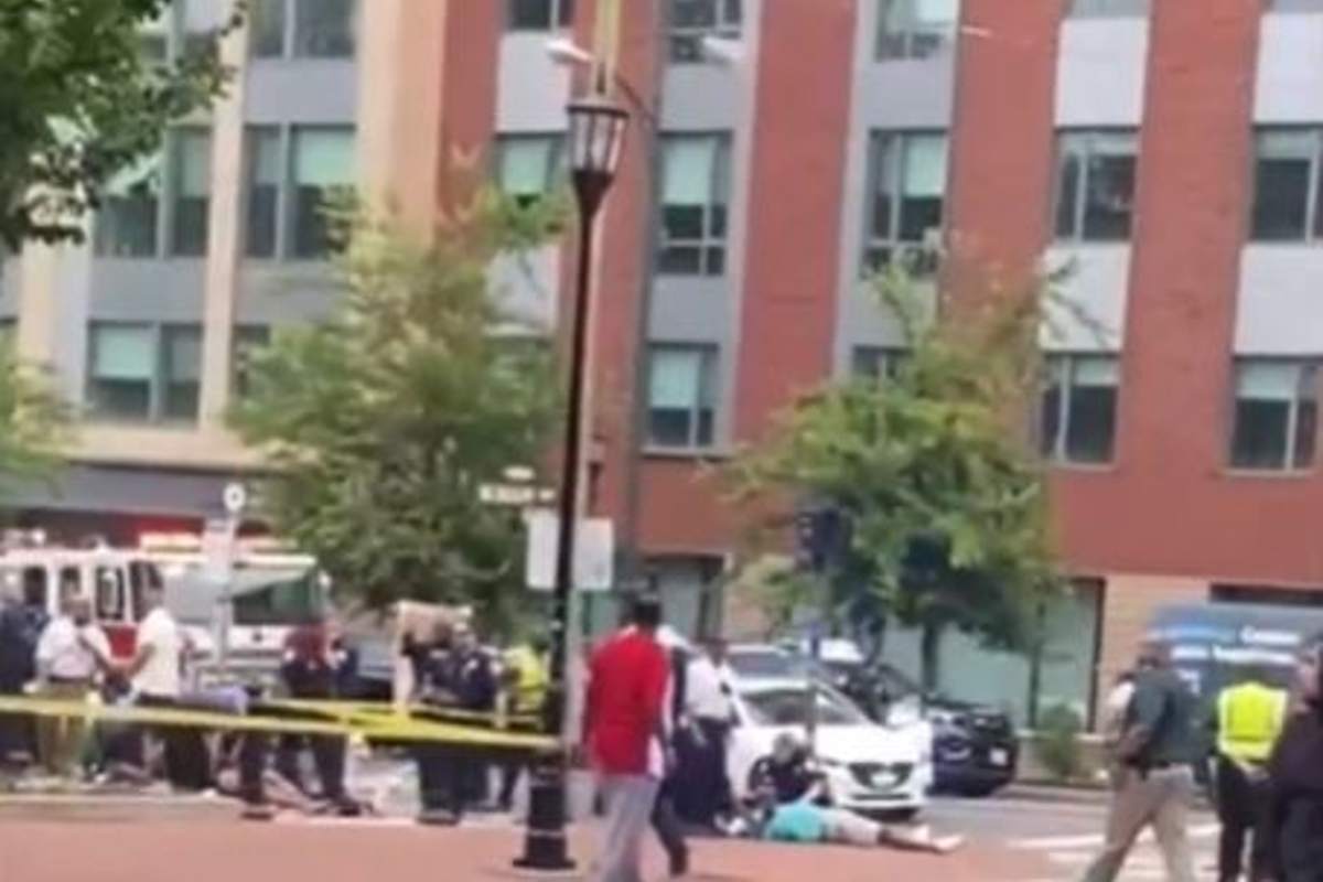 Siete personas resultaron heridas durante el tiroteo en Richmond, Virginia | Foto: Captura de video de @crimewithbobby
