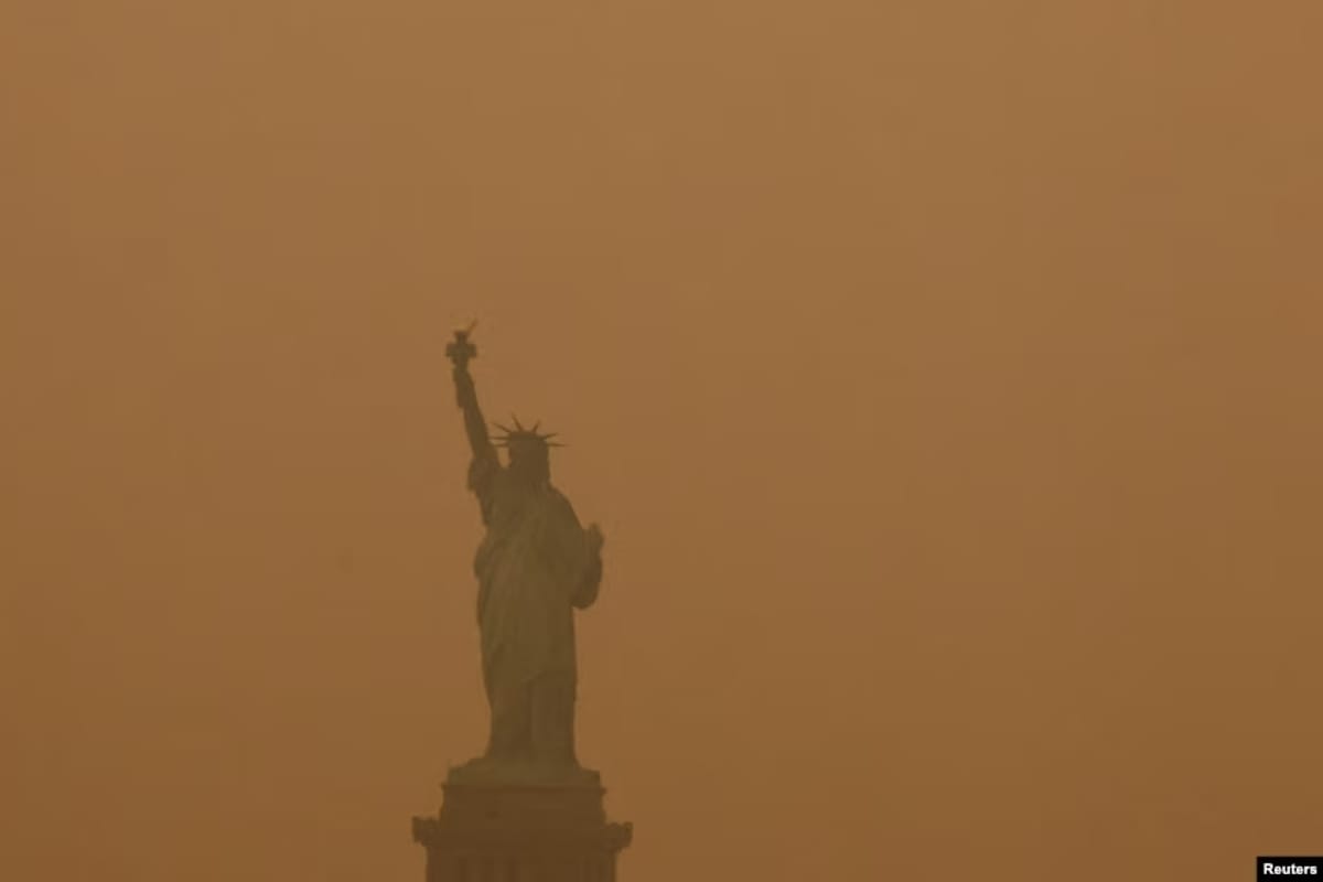 La mala calidad del aire en Nueva York puede afectar el corazón y los pulmones de las personas | Foto: Voz de América