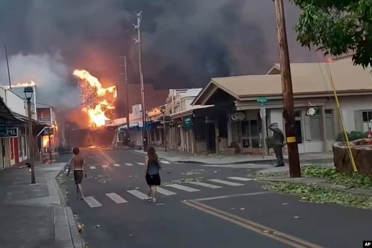 El incendio en Maui Hawaii es uno de los más grandes que ha tenido EEUU en los últimos años | Foto: Voz de América