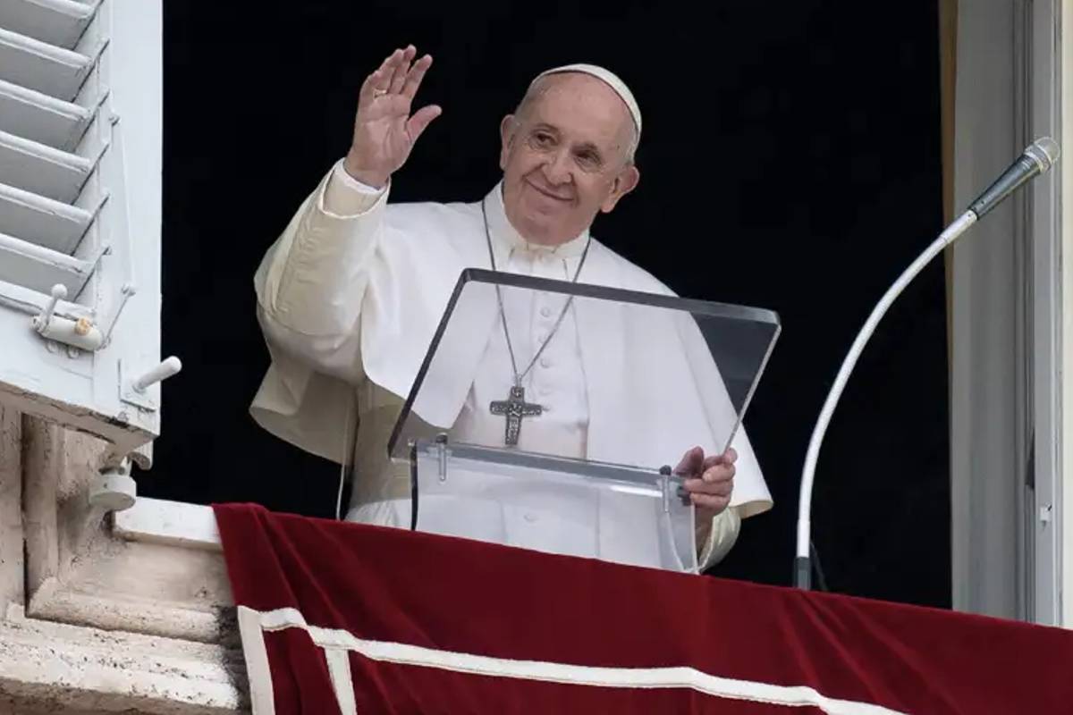 El Papa Francisco en el Ángelus. | Foto: Vatican Media