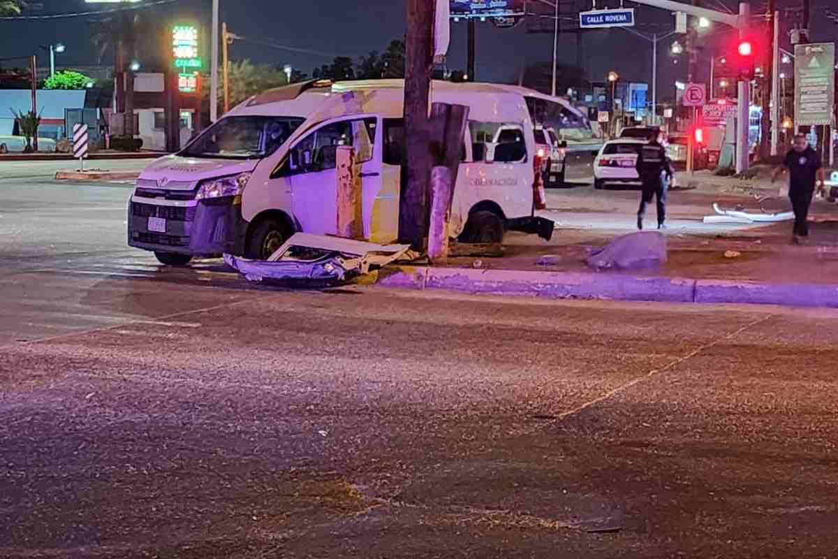 Accidente vial en Mexicali|| Foto: INM