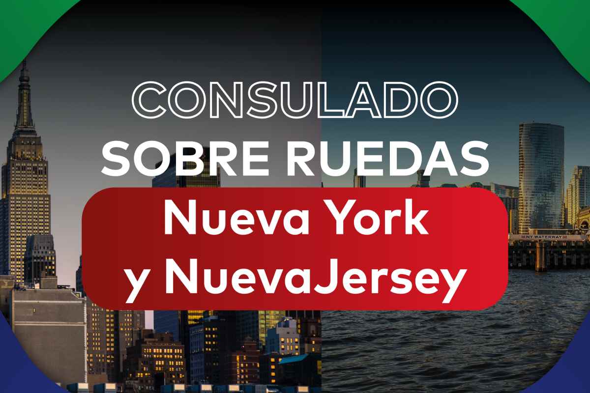 En el consulado mexicano sobre ruedas de Nueva York puedes obtener tu pasaporte e INE. | Foto: Especial