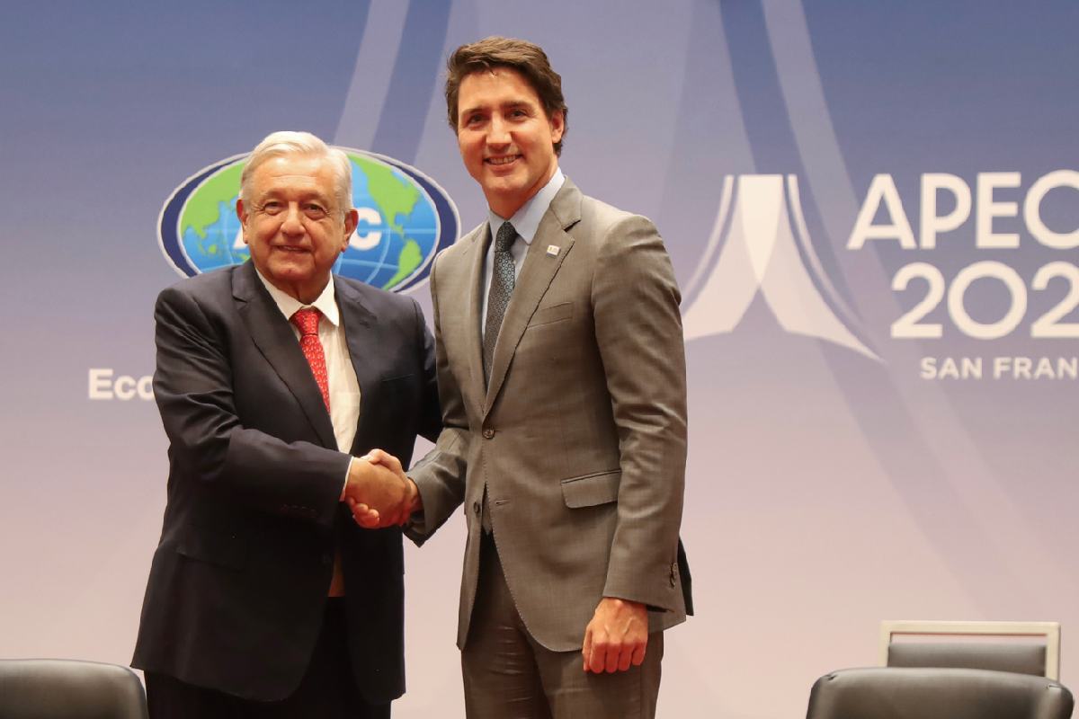 En la reunión, Canadá acordó continuar invirtiendo en México y crear empleo | Foto: @lopezobrador_