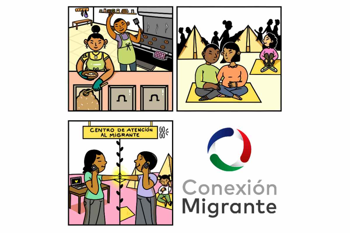 Para Conexión Migrante, la migración es un fenómeno que beneficia a las sociedades, las hace más diversas y promueve el desarrollo económico y socia | Imagen: Gogo Ilustra
