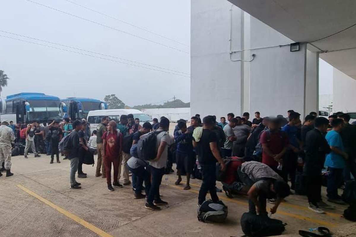 371 migrantes fueron encontrados en Veracruz || Foto: INM