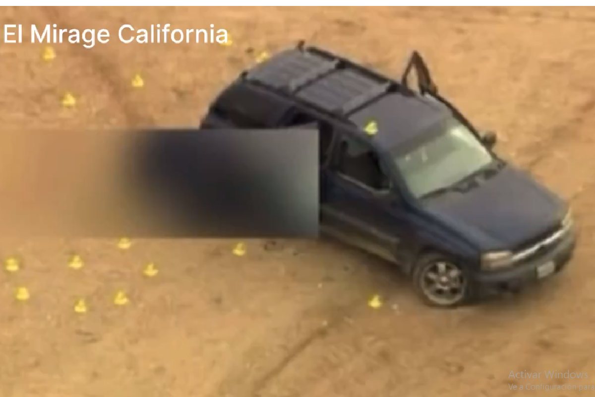 Agentes encontraron a seis migrantes en una zona del desierto en San Bernardino | Foto: Captura de pantalla