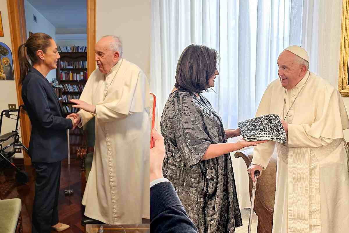 El martes, Gálvez visitó al Papa Francisco y hoy recibió a Sheinbaum