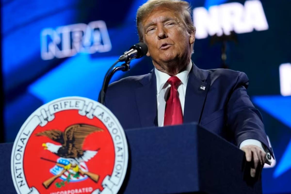 Donald Trump habla sobre las armas de fuego || Foto: Voz de América
