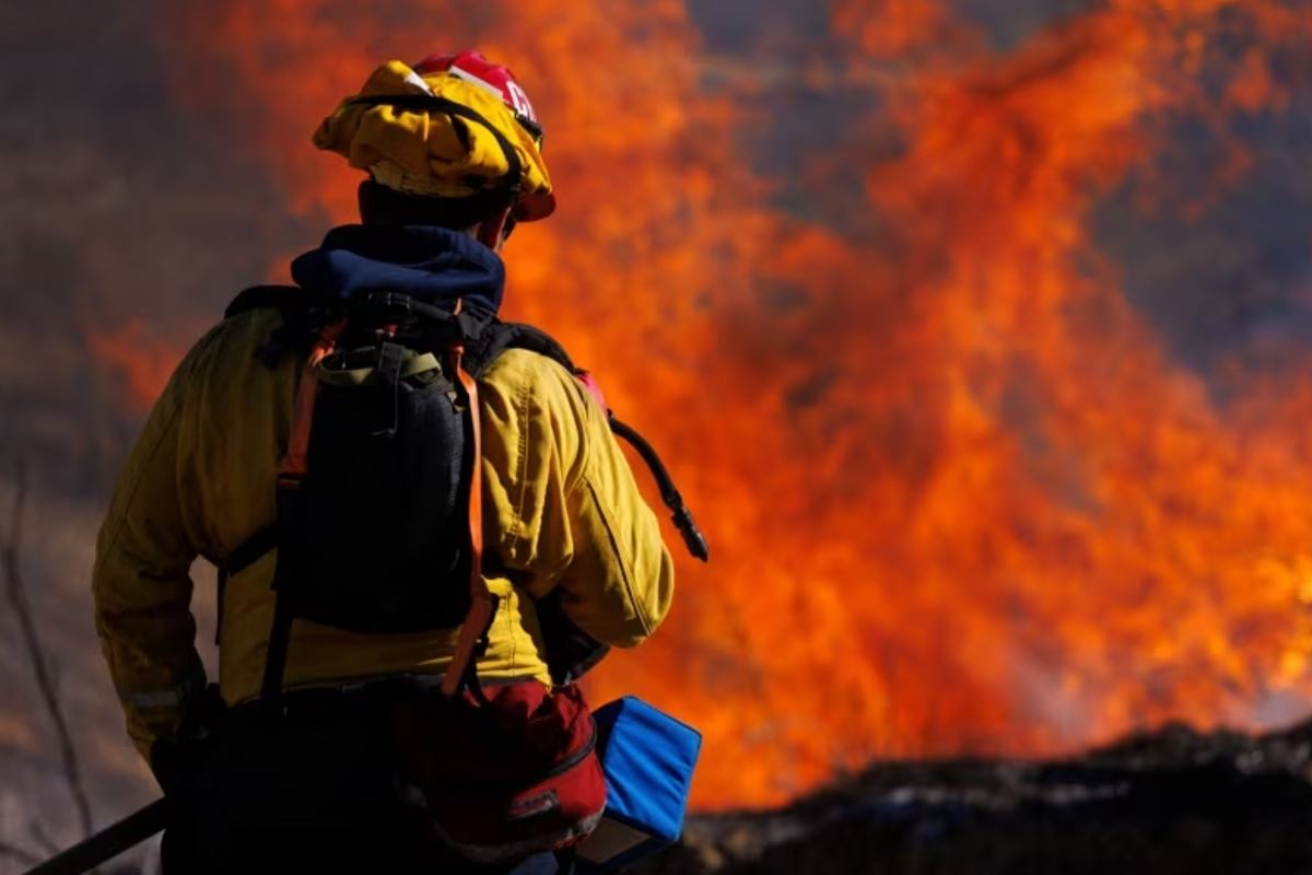 El gobernador declaró estado de emergencia por los incendios forestales en Texas | Foto: Voz de América. Esta foto corresponde a un incendio en California