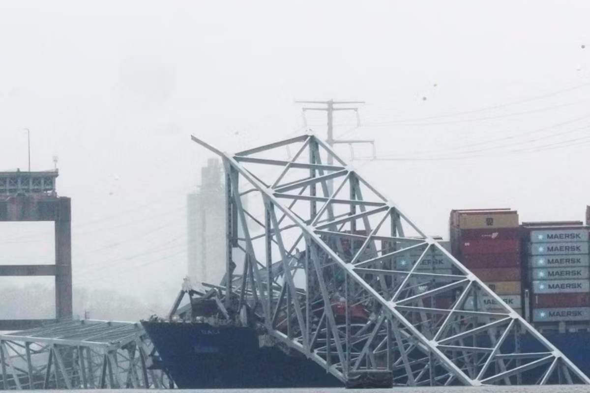 Barco que derrumbó puente de Baltimore