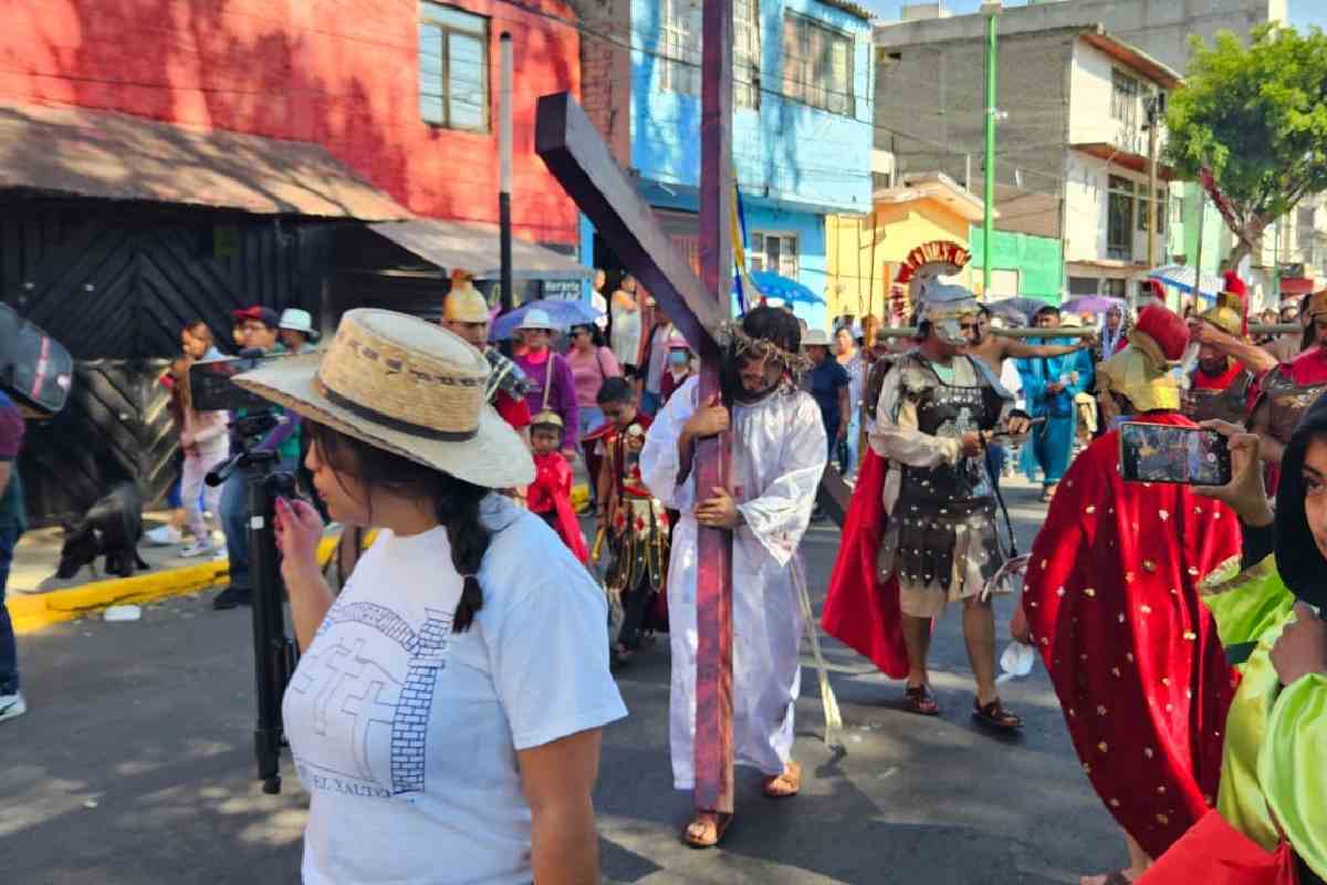 Desde hace 181 años se celebra el Viernes Santo 2024 en Iztapalapa, Ciudad de México | Foto: Territorial Santa Cruz-Quetzalcóatl Alcaldía Iztapalapa FB