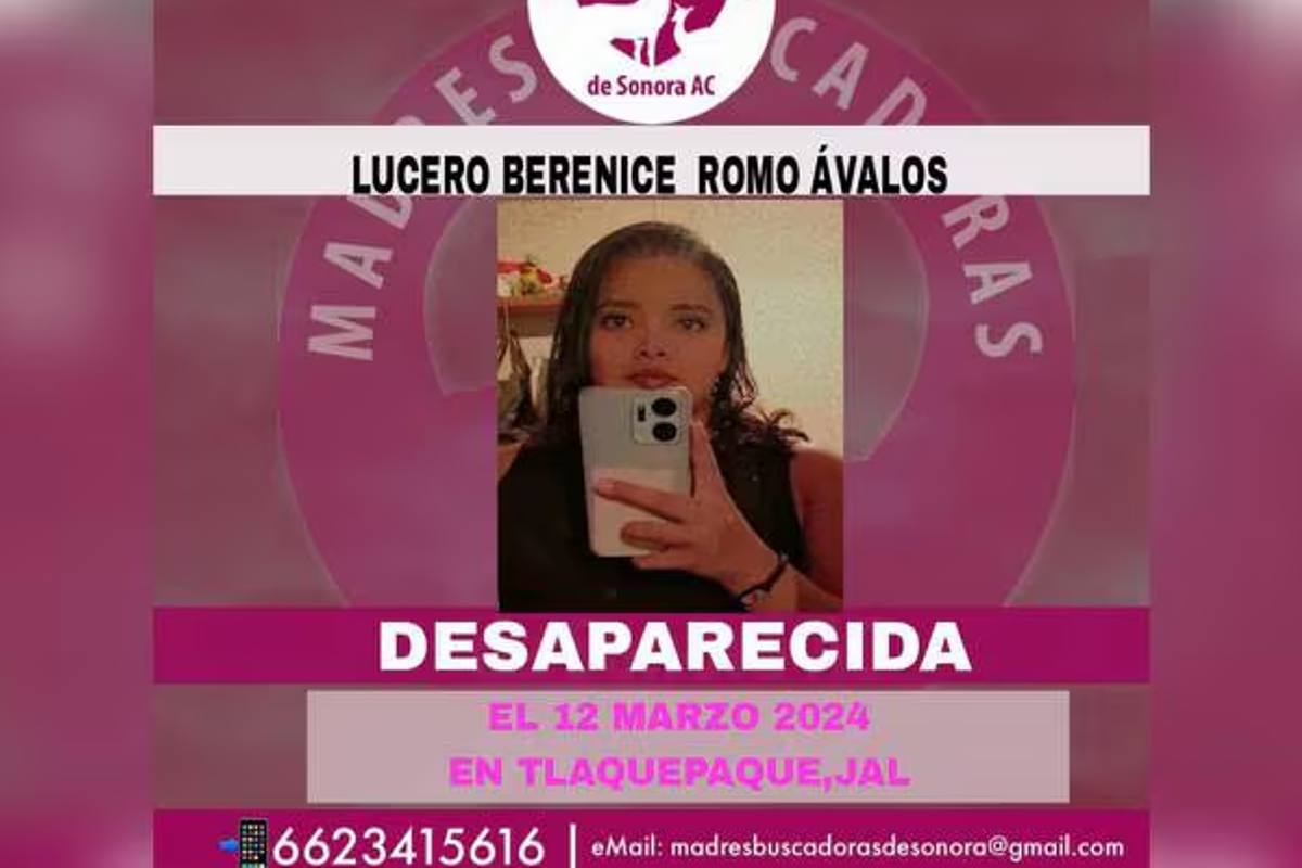 Madre buscadora Lucero Berenice Romero