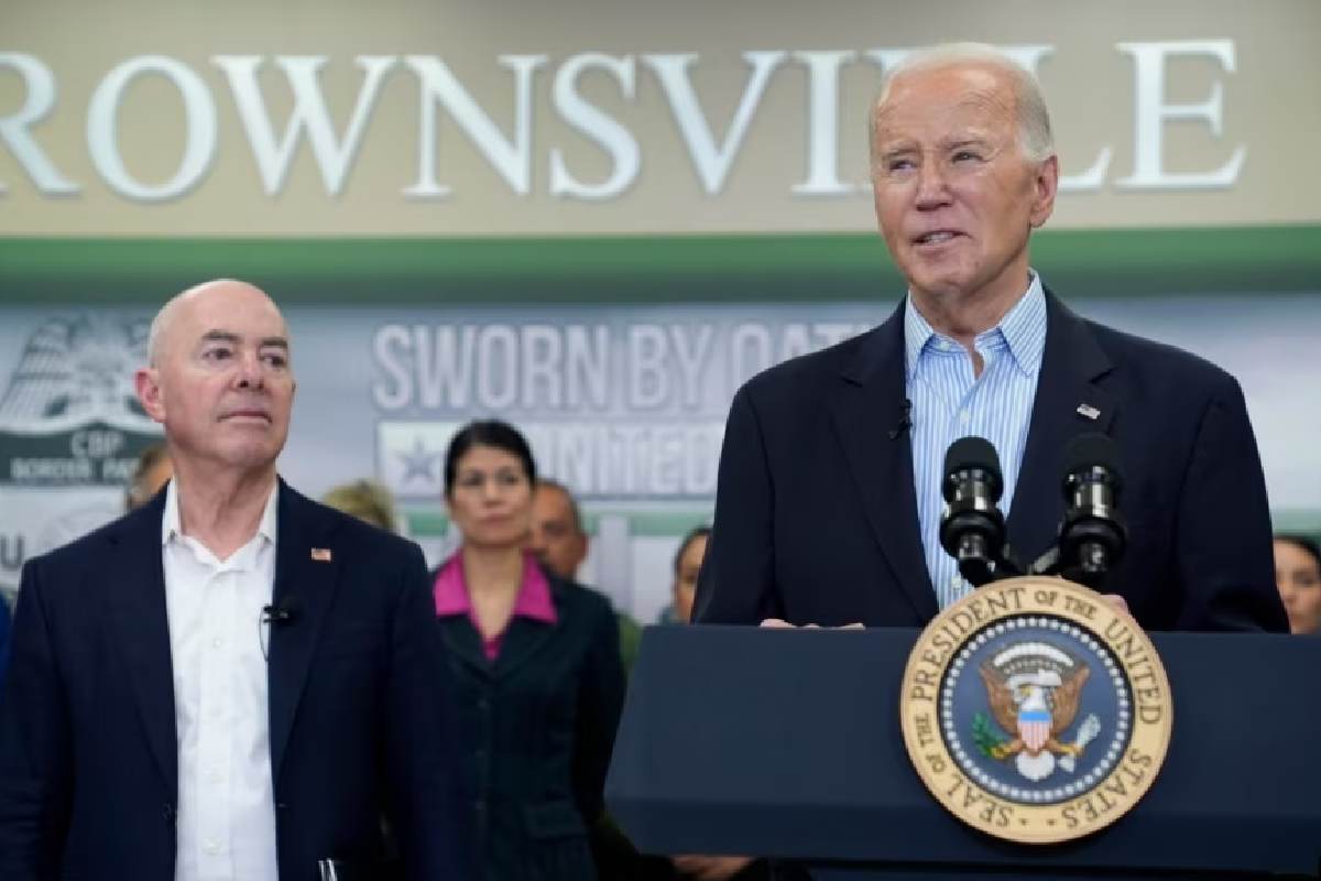 Joe Biden pide a Trump trabajar juntos en el acuerdo bipartidista para disminuir los cruces irregulares de migrantes | Foto: Voz de América