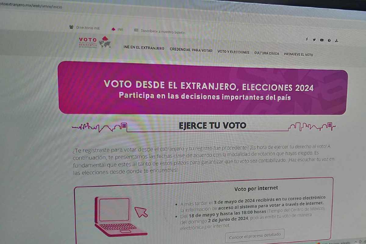 El registro para voto extranjero concluyó el pasado 20 de febrero, actualmente ya nadie se puede sumar al registro de electores que viven fuera de México | Foto: Conexión Migrante