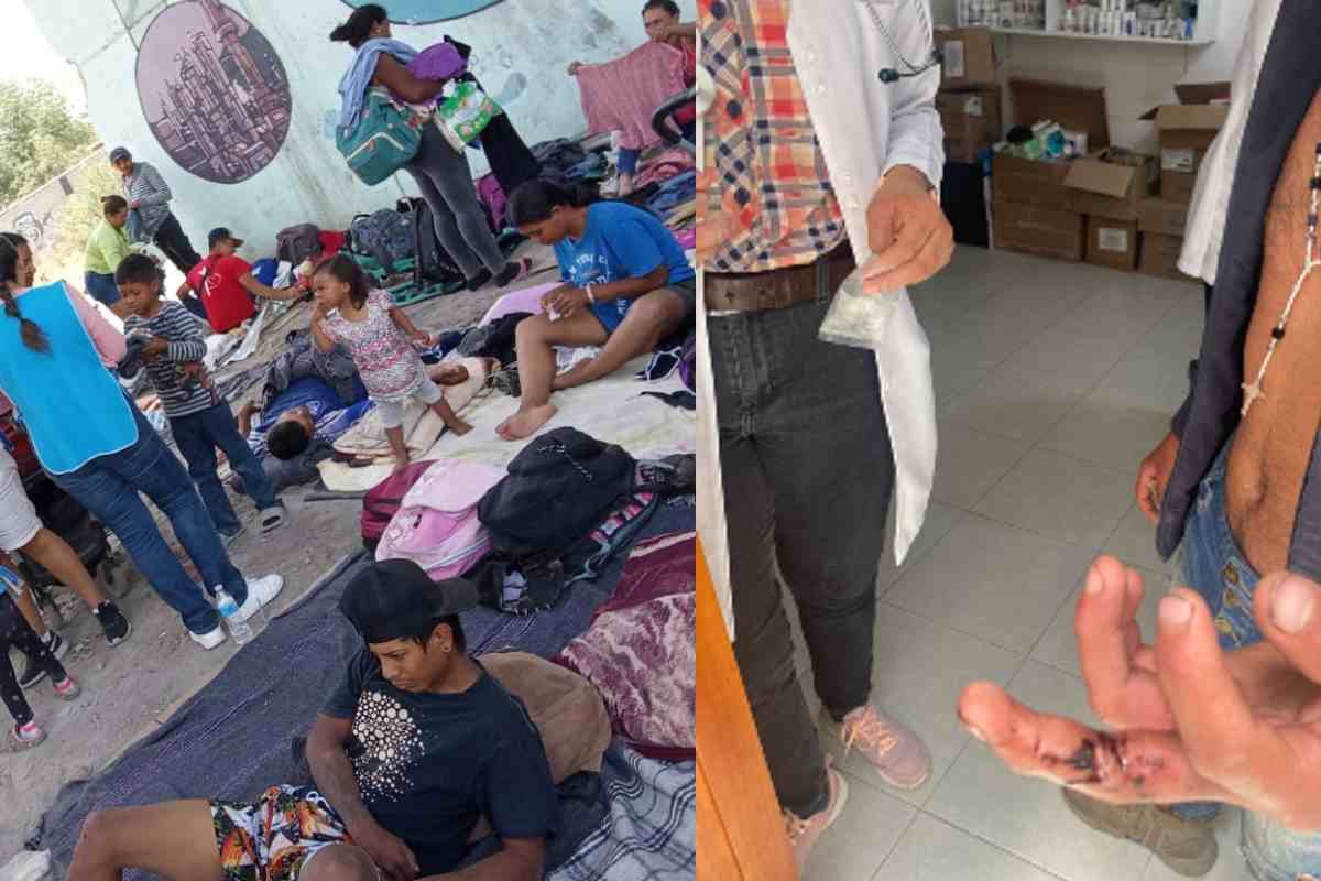 INM y GN ocasionaron fracturas a inegrantes de la caravana migrante en Hidalgo | Foto: Especial