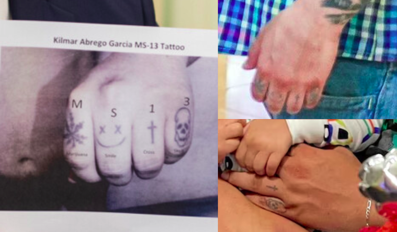 Kilmar Ábrego García no tiene un tatuaje de la MS-13